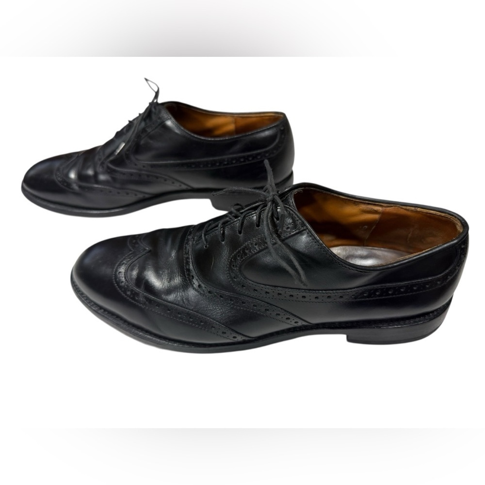 Allen Edmunds Wingtip Men’s Shoe Sz 10 Black Leather